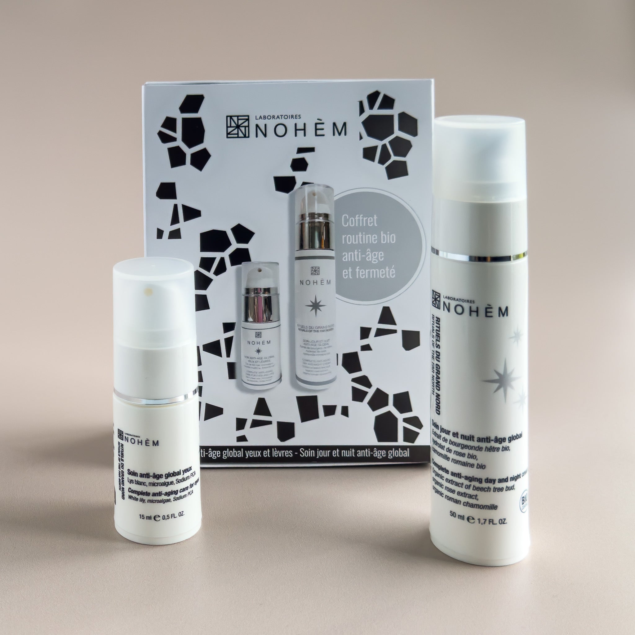 Coffret routine bio anti-âge et fermeté