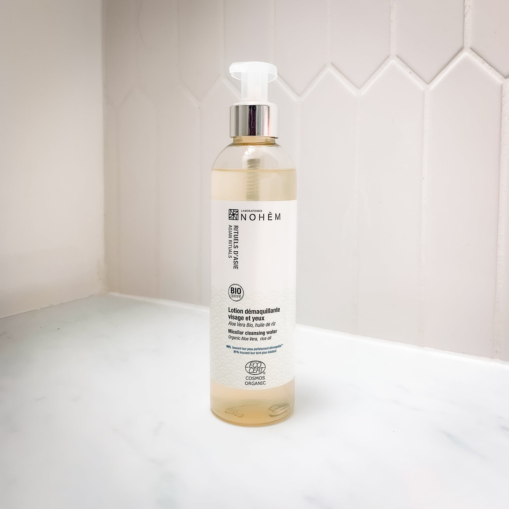 lotion démaquillante et hydratante