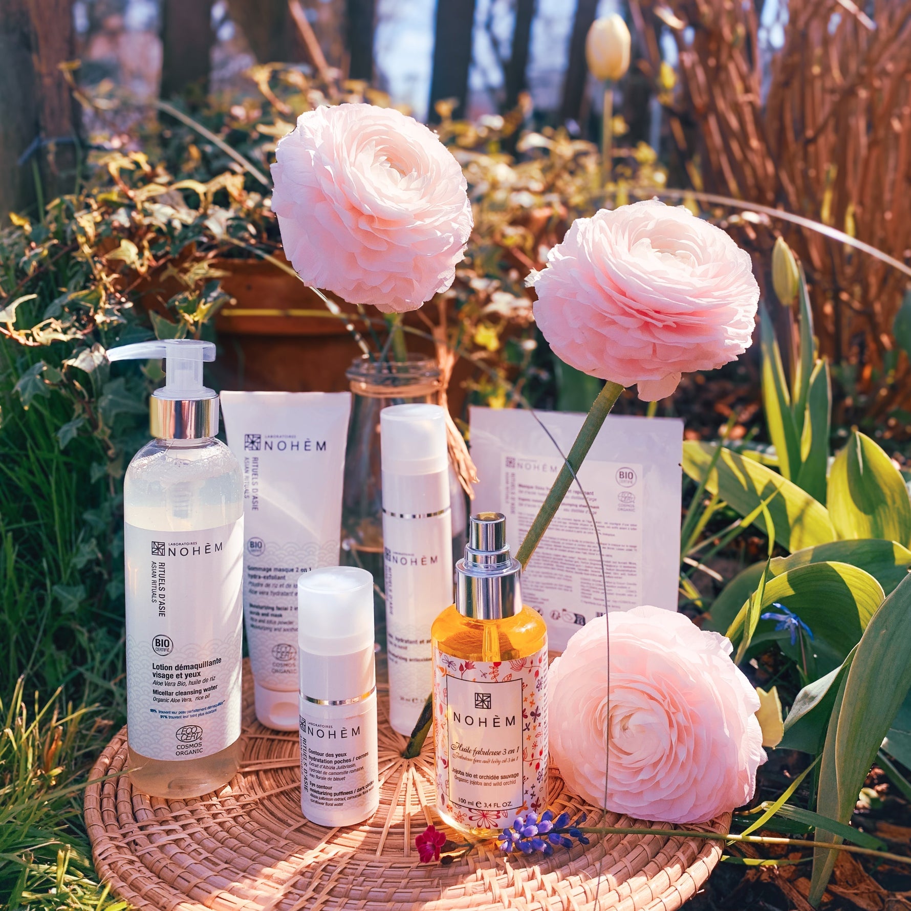 Gamme Asie et renoncules routine de printemps