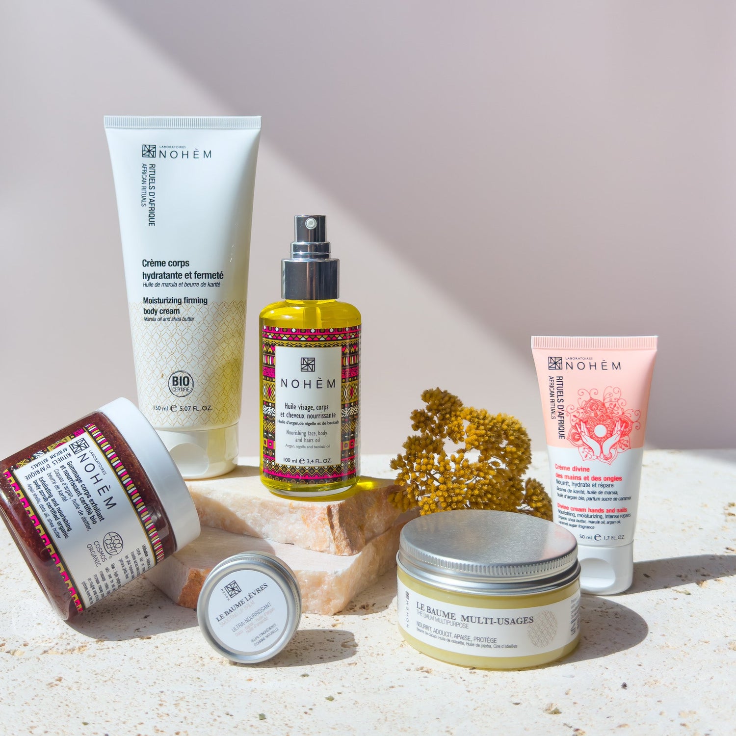 gamme nourrissante et hydratante