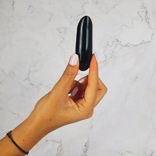Bâton de massage en pierre d'obsidienne
