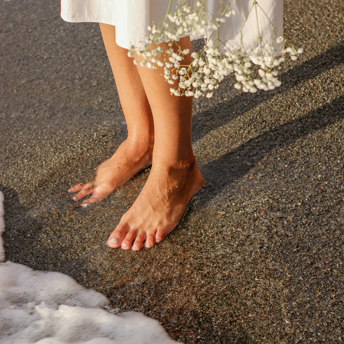 Gommage pieds pour l'été