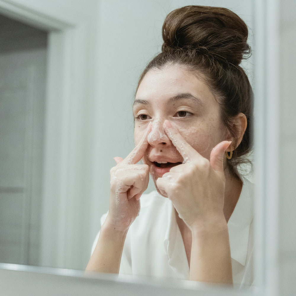 exfoliation du visage routine beauté