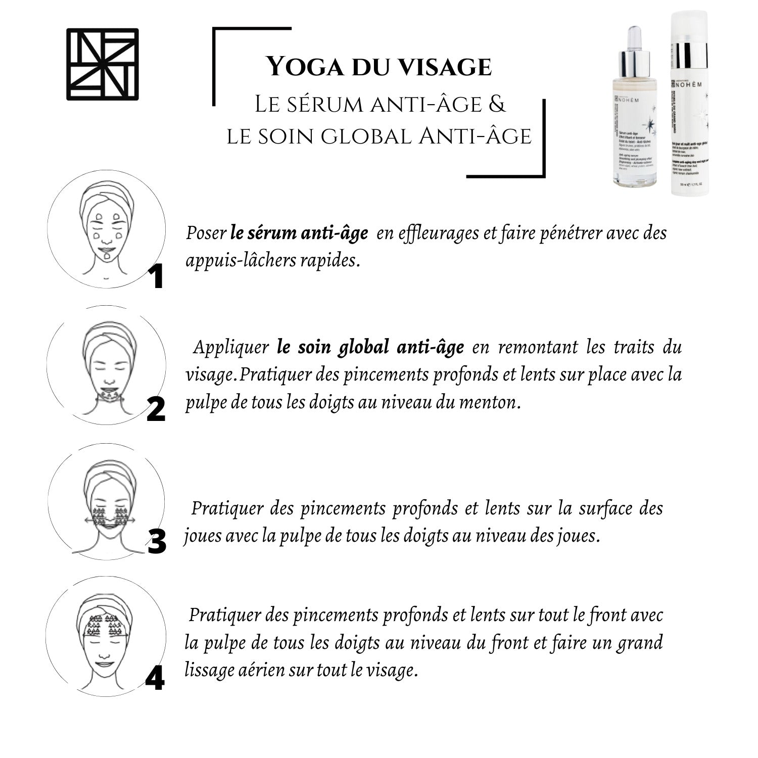 Global anti-aging face and neck treatment
