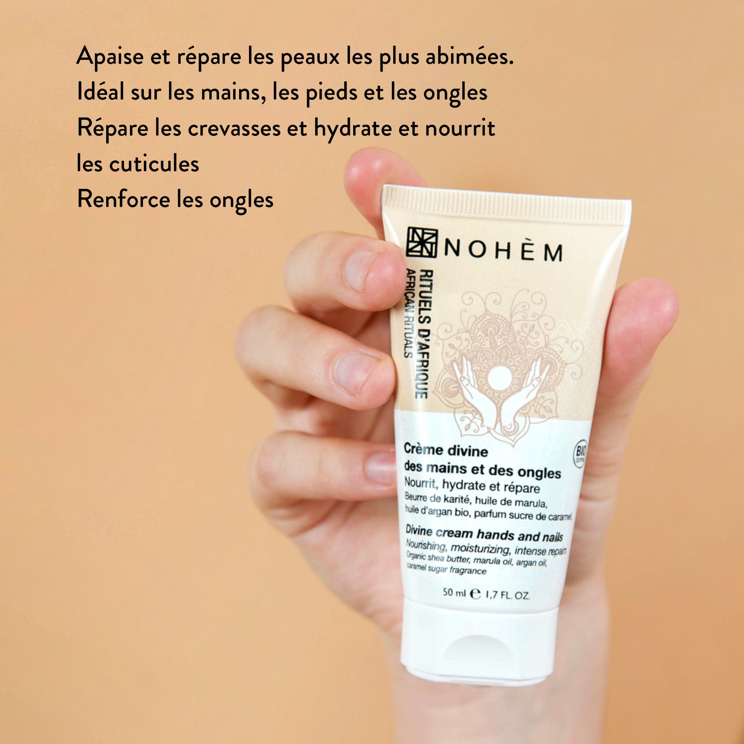 creme main et ongles hydratante et naturelle