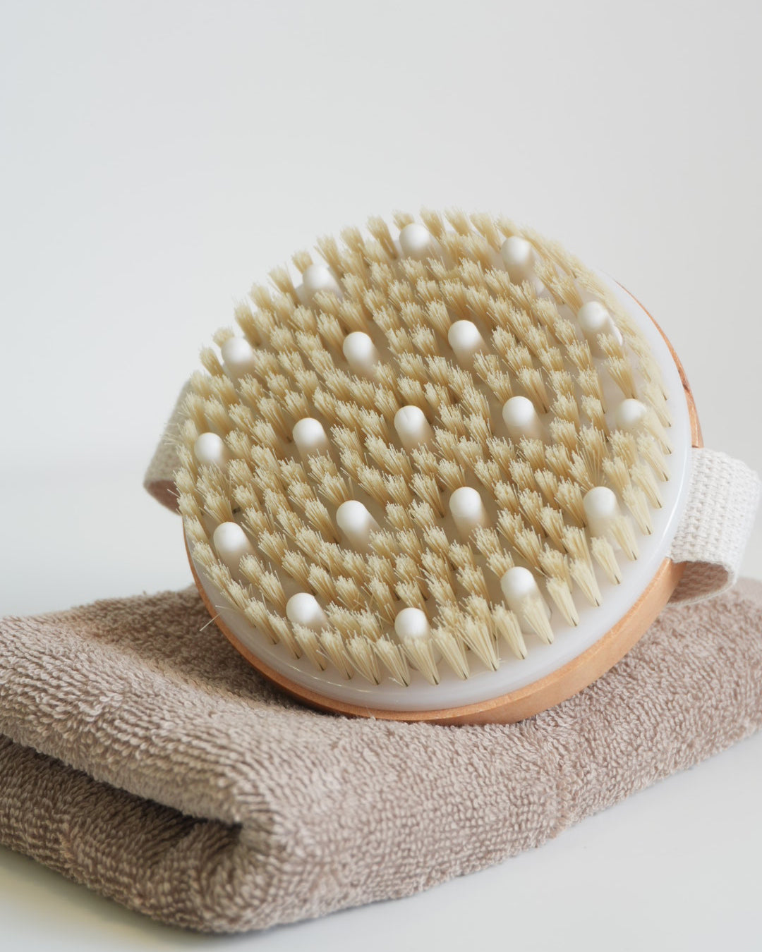 brosse corps pour brossage a sec