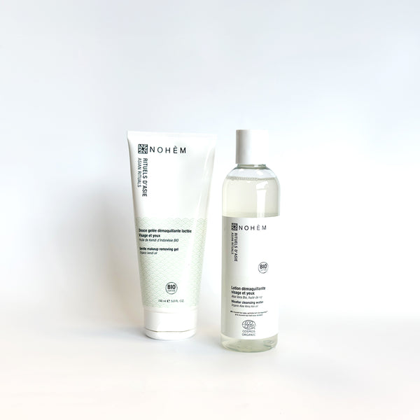 duo de produits nettoyants pour le visage