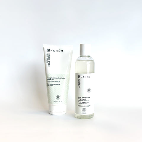 duo de produits nettoyants pour le visage