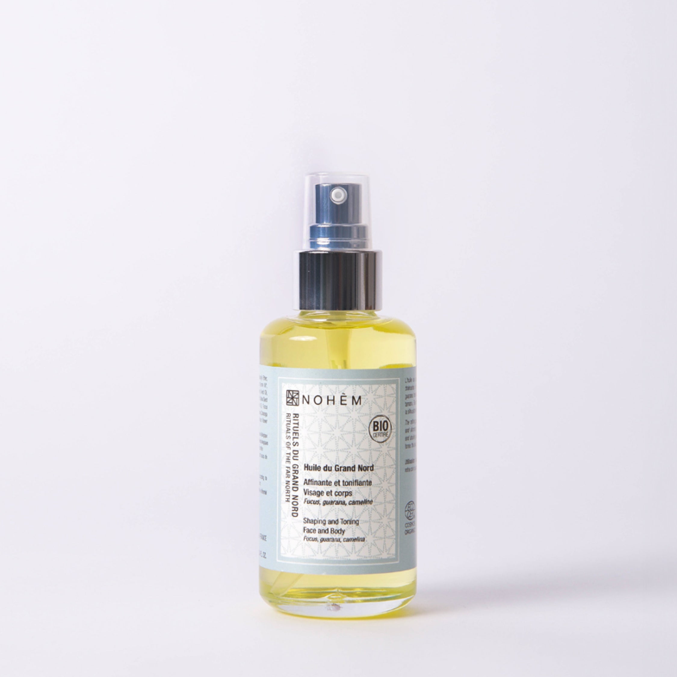 huile minceur anti-cellulite bio Nohèm 100ml – soin drainant au fucus et guarana