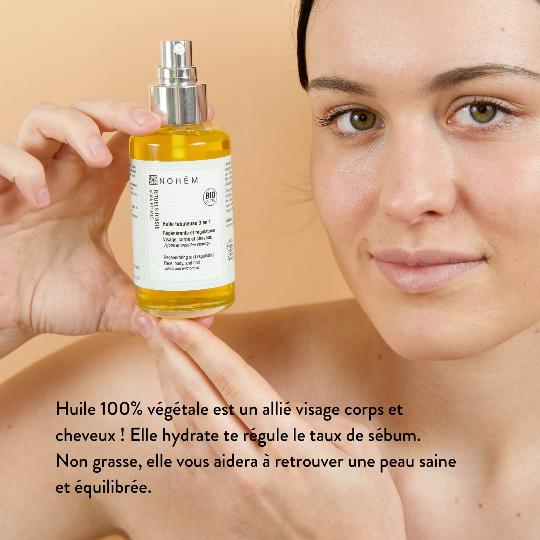 huile affinante bio Nohèm au fucus et guarana