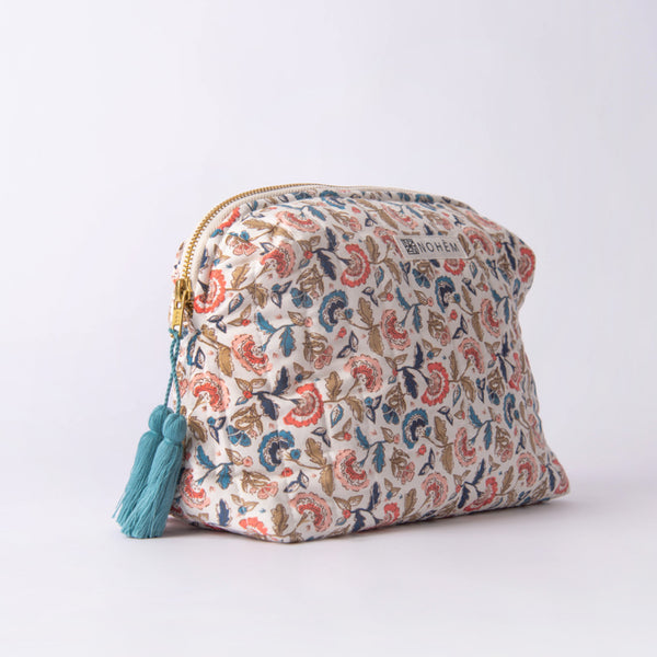 trousse de toilette motif indien