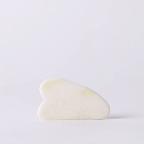 Gua Sha en jade blanc