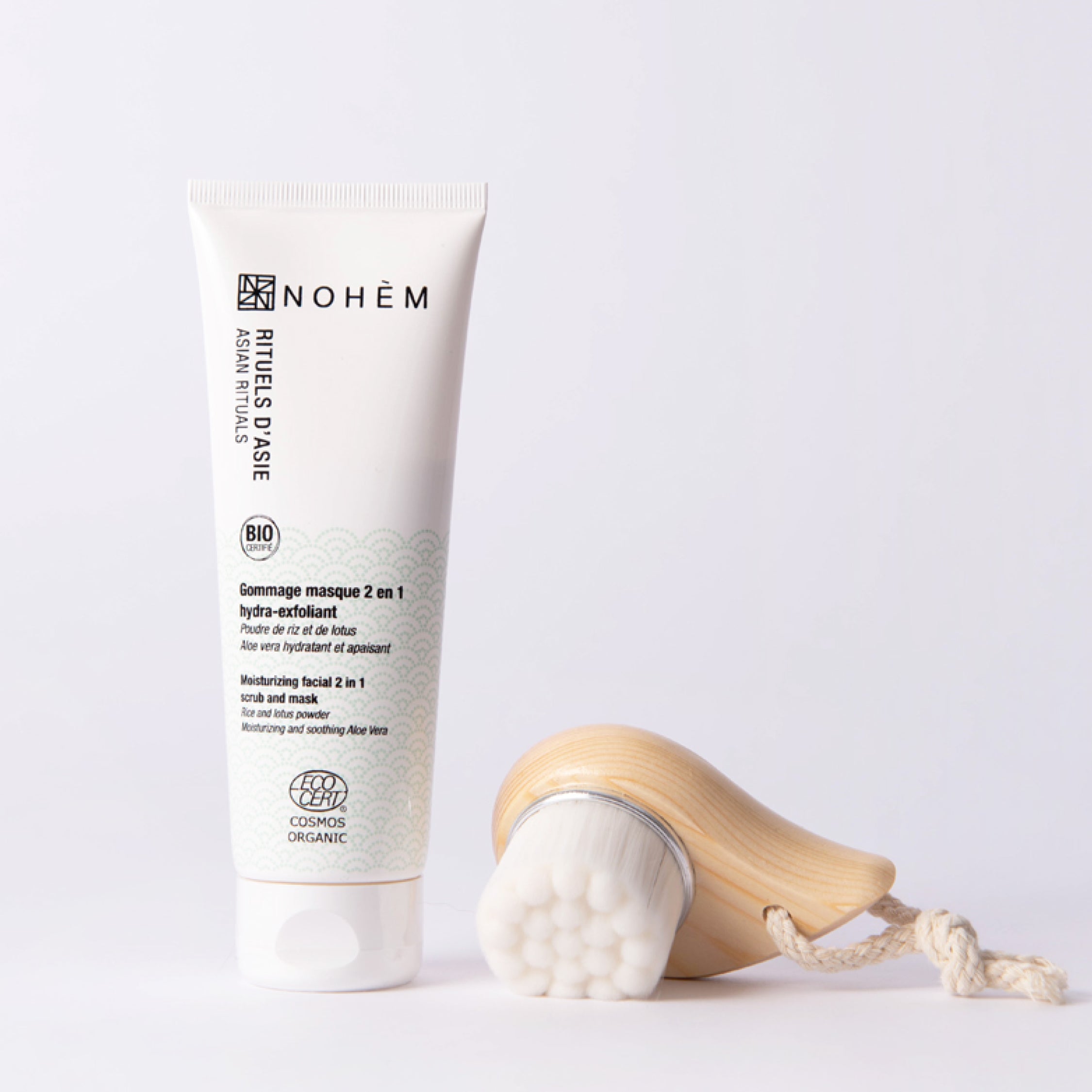 Duo nettoyant visage avec brosse