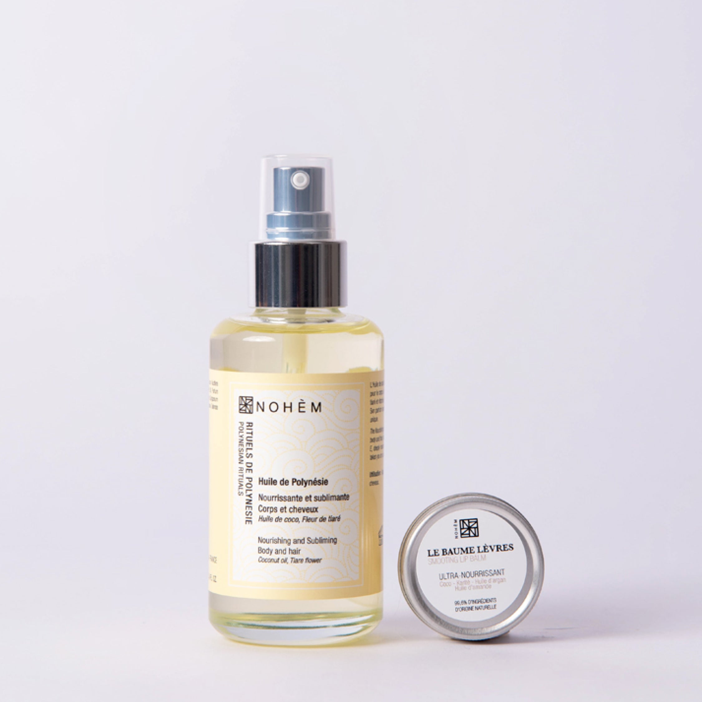 Duo nourrissant pour le corps à l'huile de coco