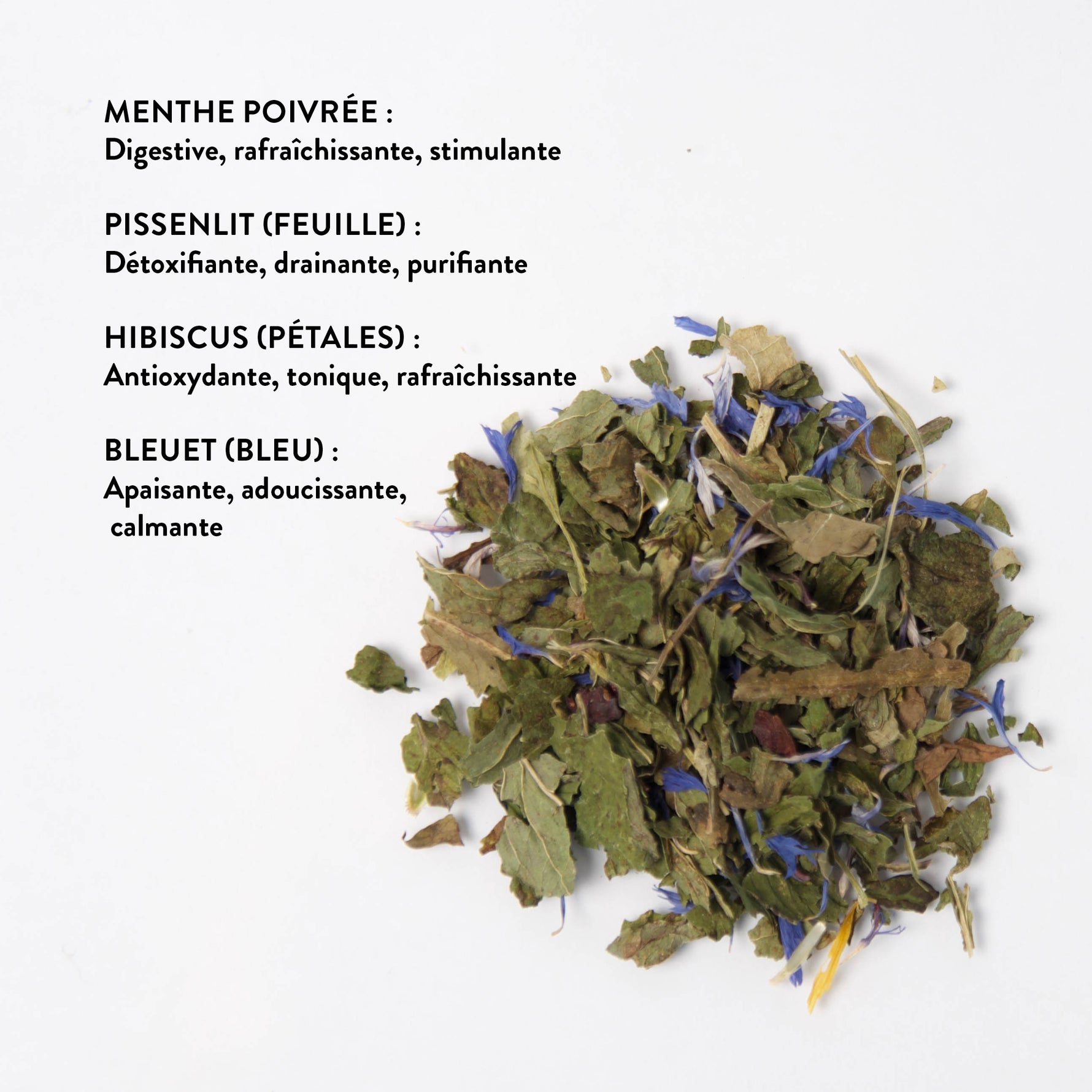 Ingrédients infusion detox
