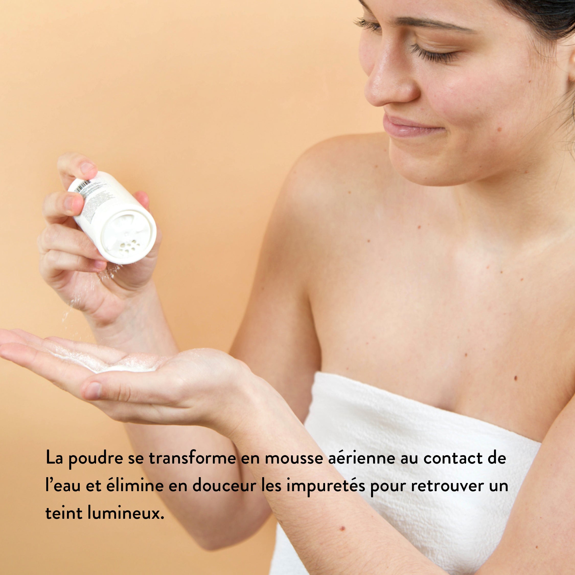 Poudre exfoliante visage