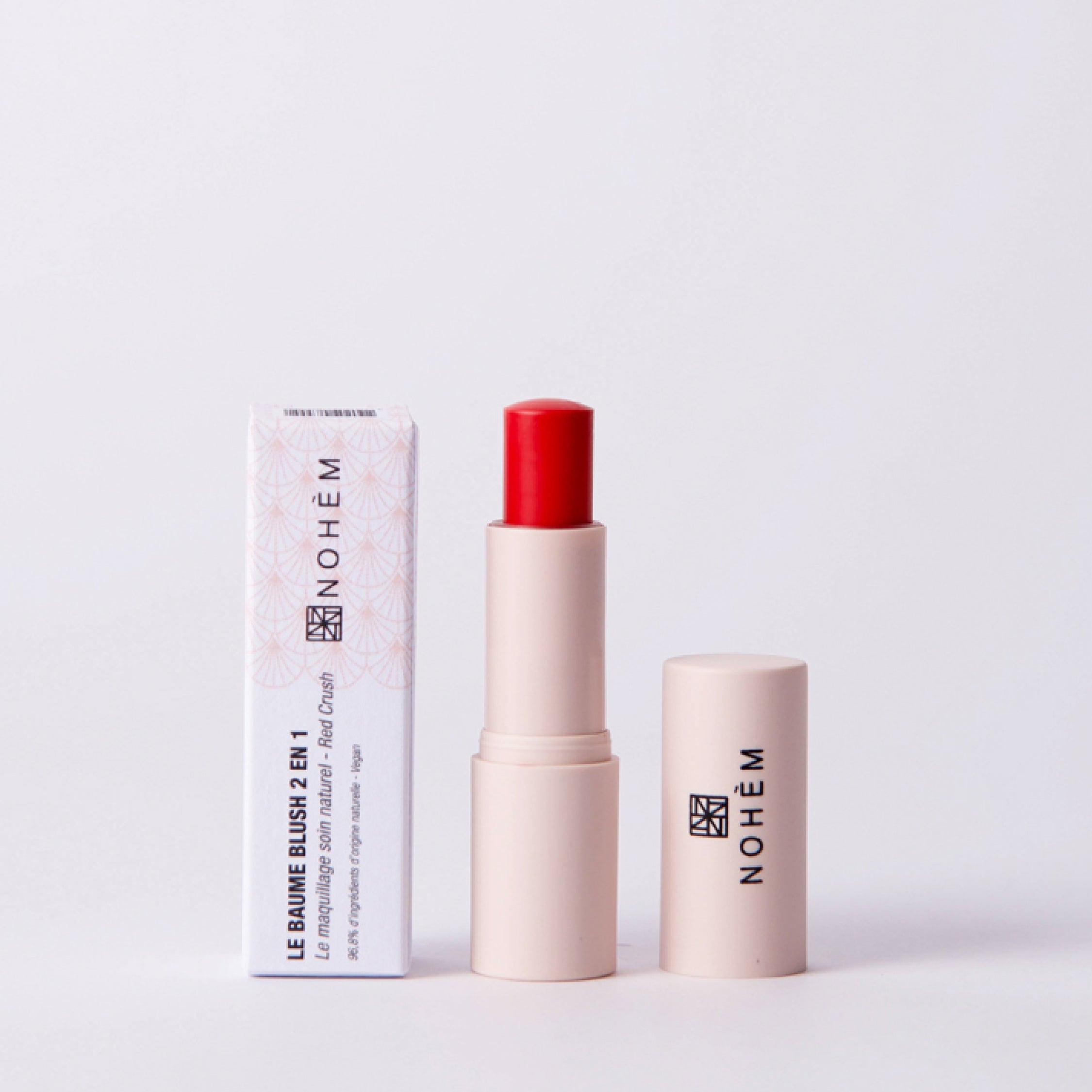 Baume à lèvres teinté rouge