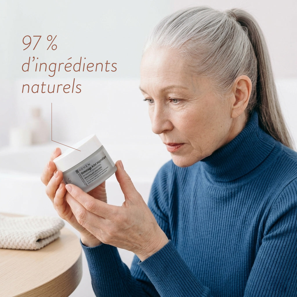 taux de naturalité gommage enzymatique