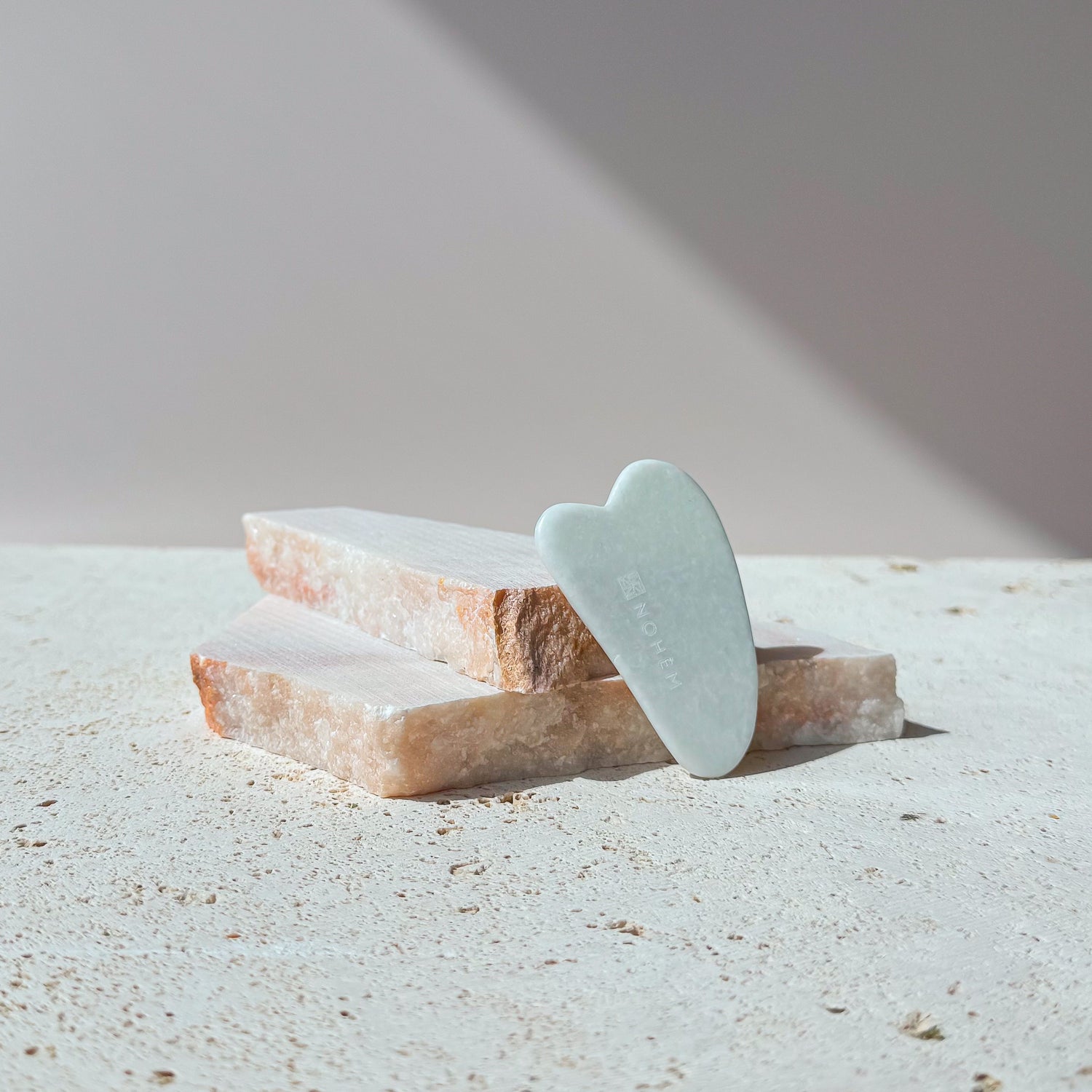 Gua Sha jade blanc