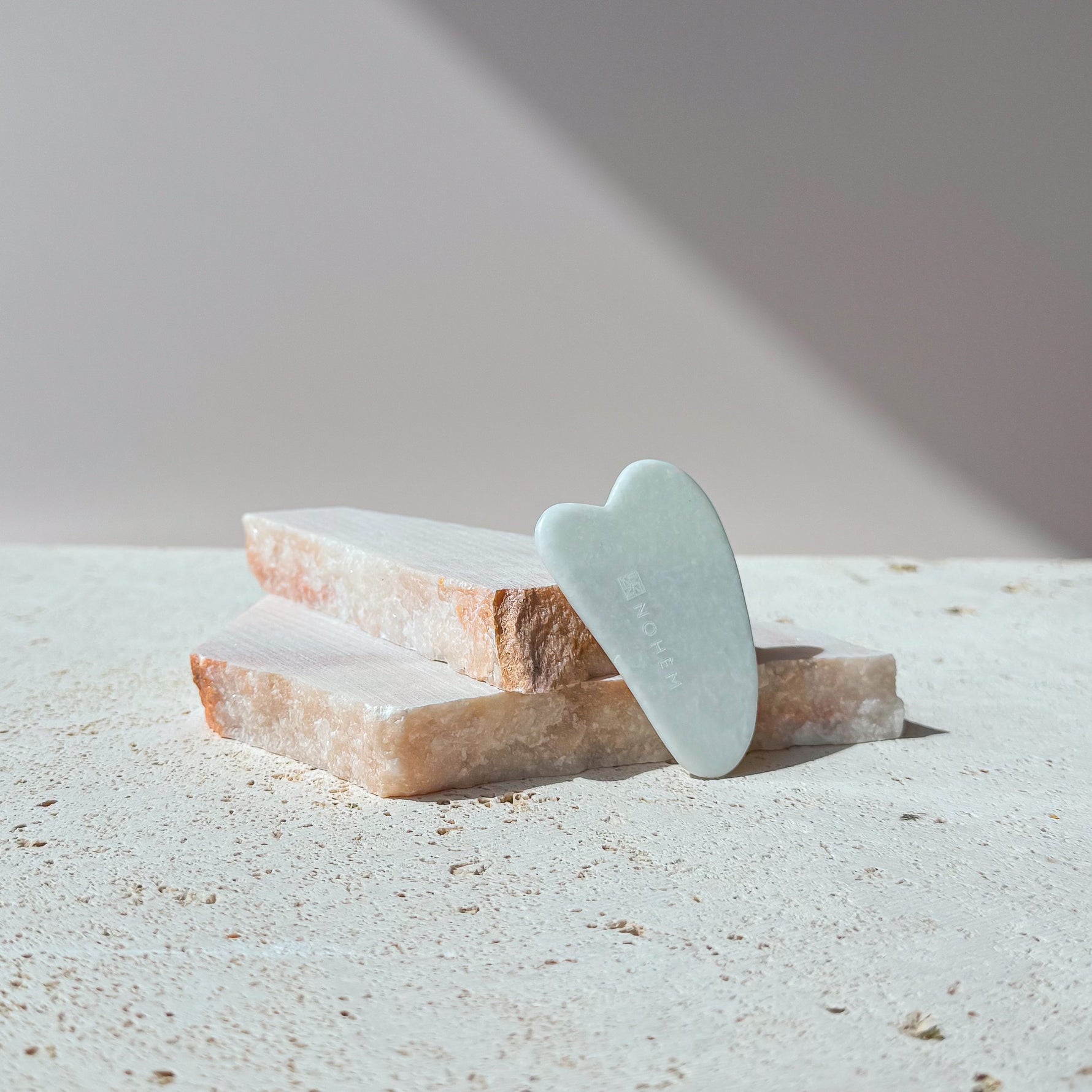 Gua Sha jade blanc