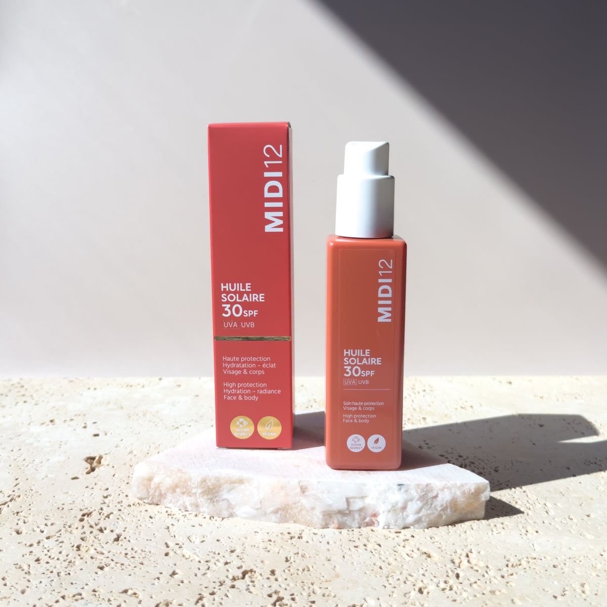 huile solaire spf 30 