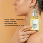 huile de massage corps et cheveux