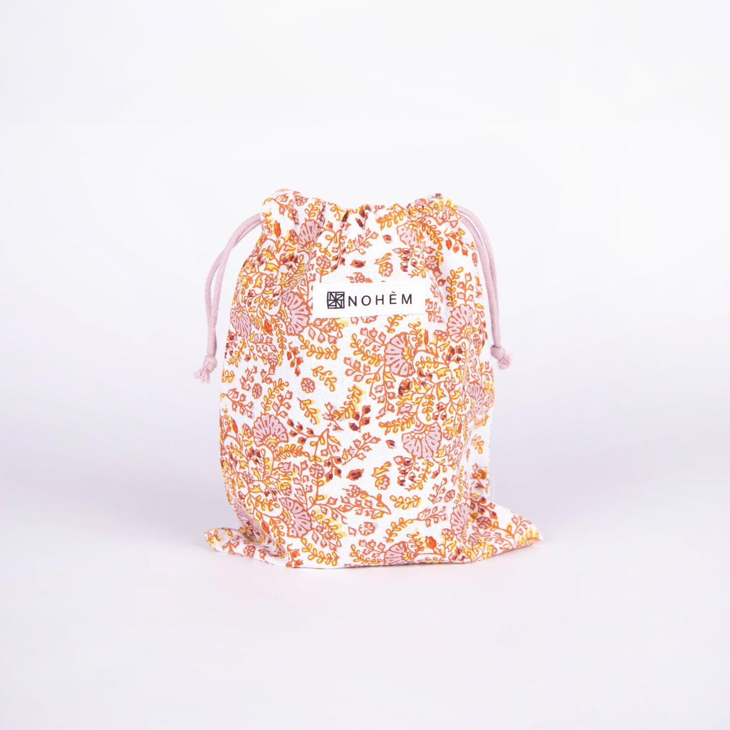 Pochette en coton gots imprimé floral indien