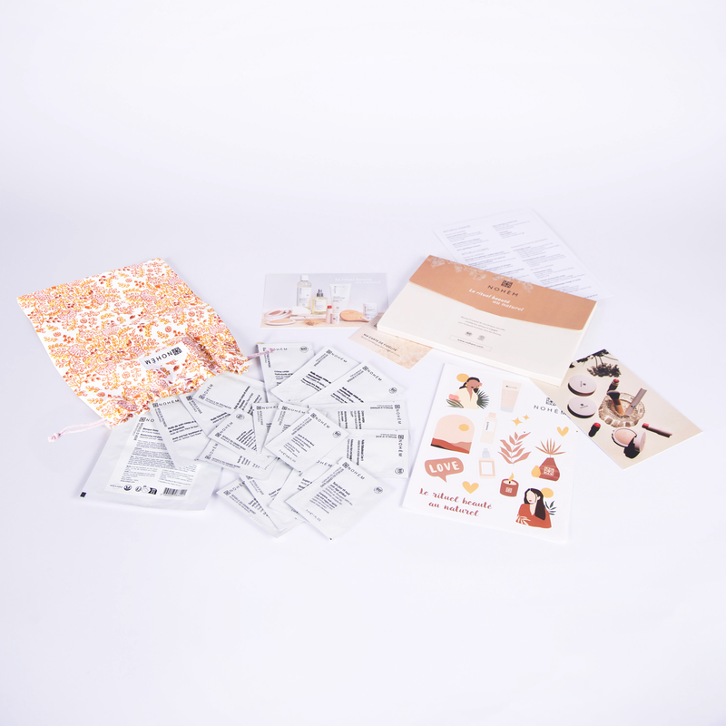 kit d'échantillons pour découvrir les cosmétiques bio et naturelles nohem