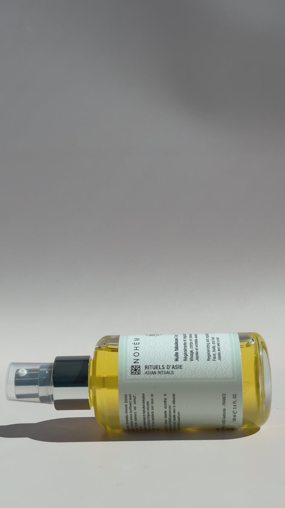 huile de massage hydratante nohem 